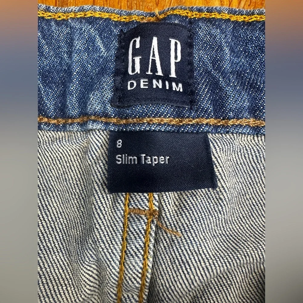 GAP Kids Denim Jeans Bundle – Size 8 – Stretch Skinny & Slim Taper